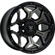 TORK-2860 18X9 6X139.7 ET-15 110 MAT BRONZE BLACK LIP
